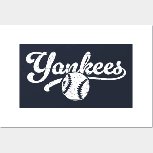 Retro Yankees Baseball Posters and Art